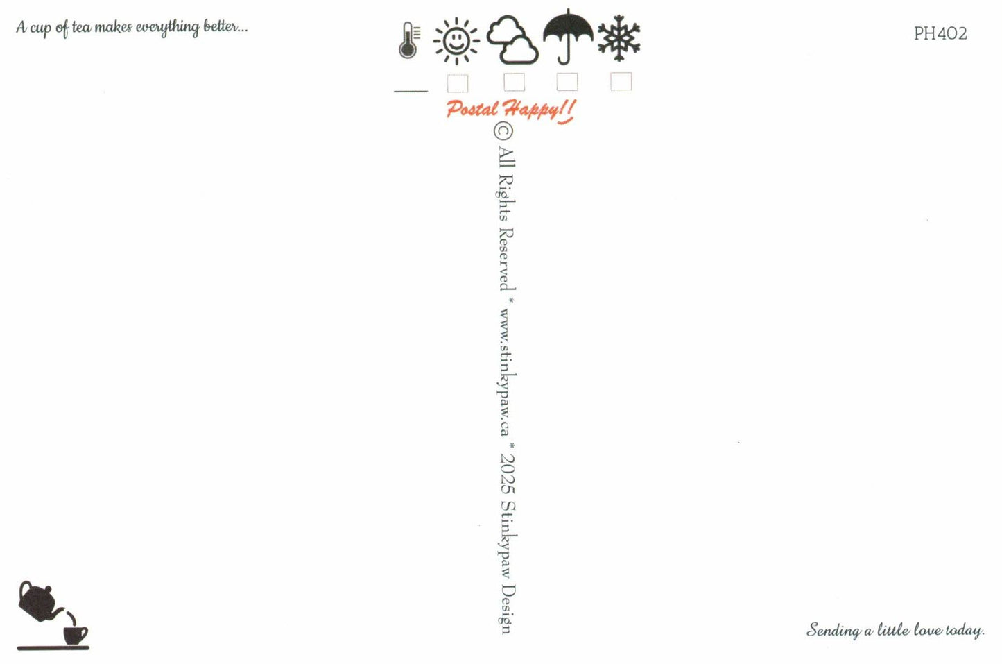 "Keep Calm & Enjoy" Postcard