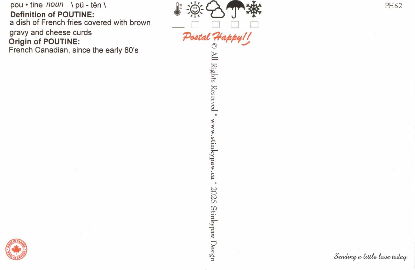 Keep Calm And Eat a Poutine