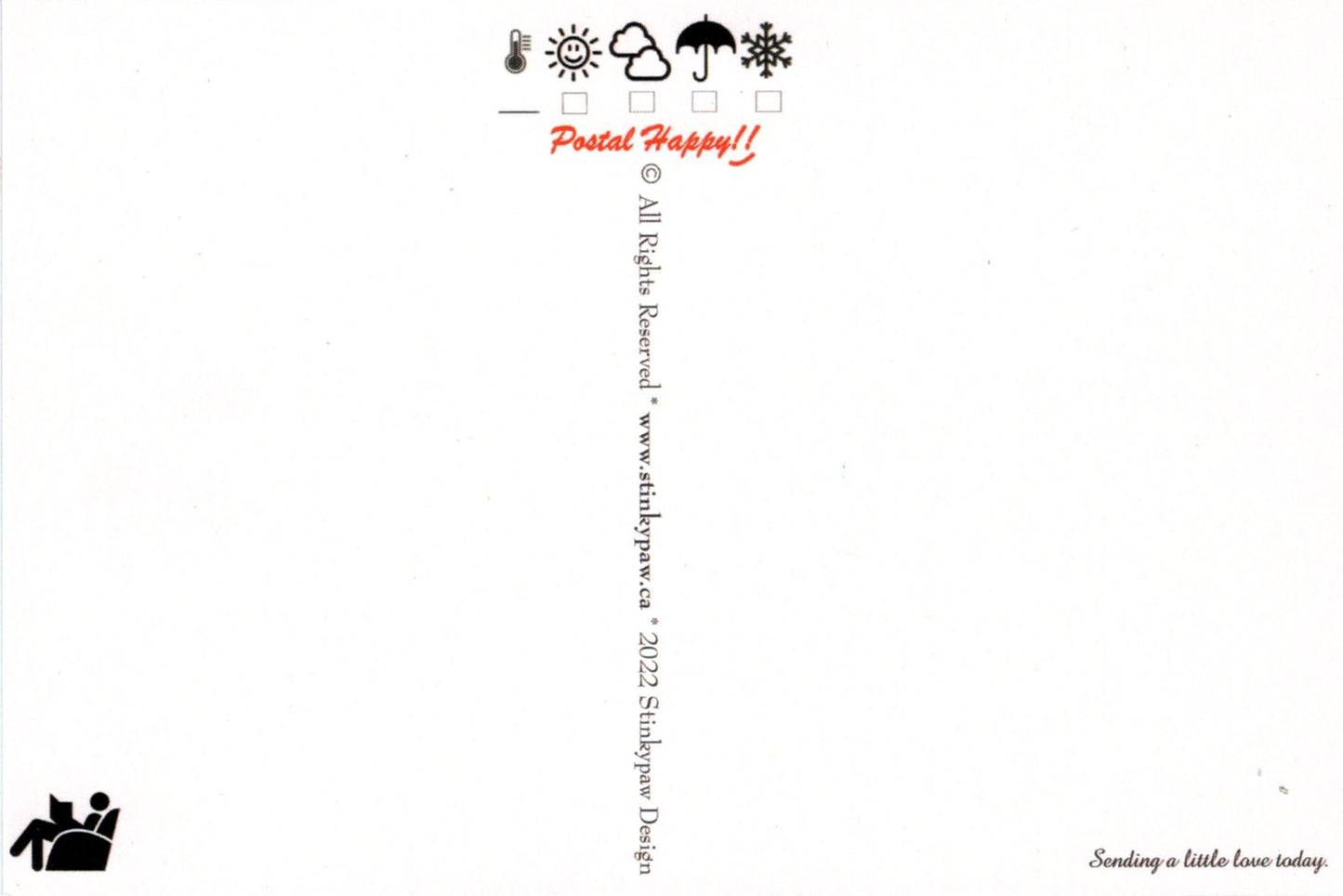 Good Coffee & Good Books Postcard