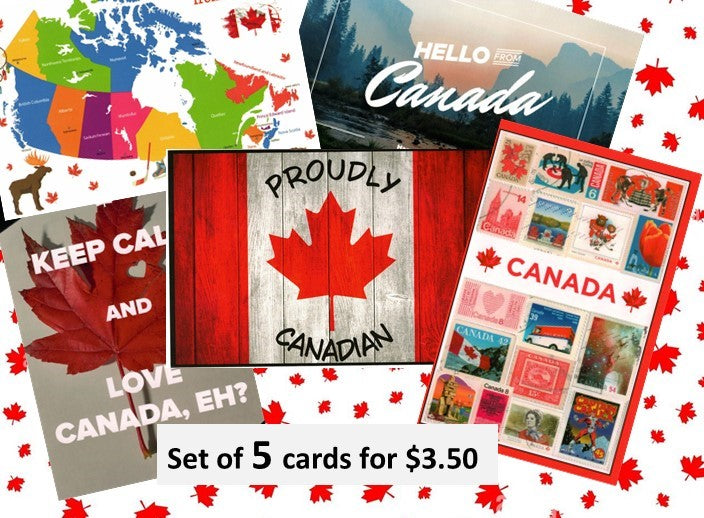 "Keep Calm and Love Canada, Eh?" Postcard