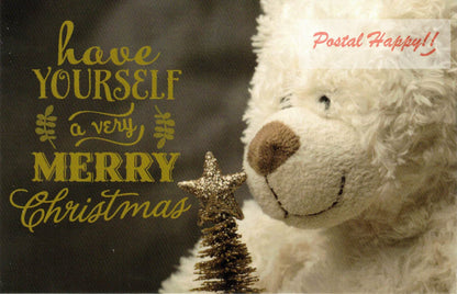 Beary Christmas Postcard