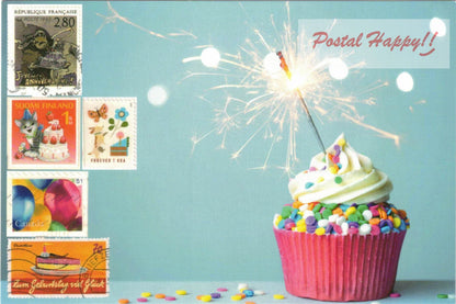 Collage Timbres de fête