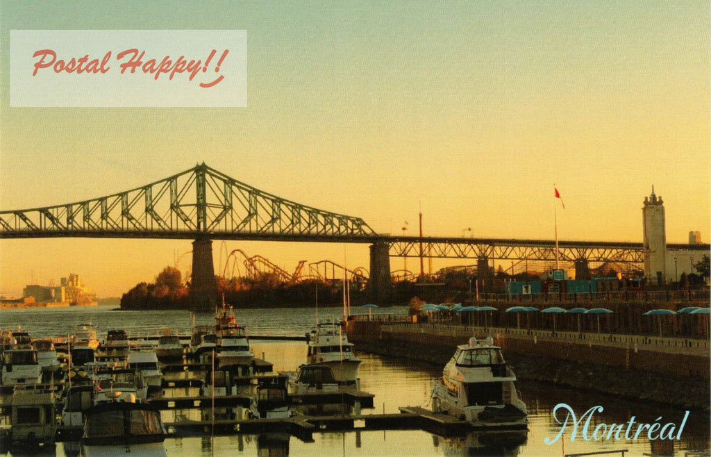 Pont Jacques Cartier Bridge Postcard