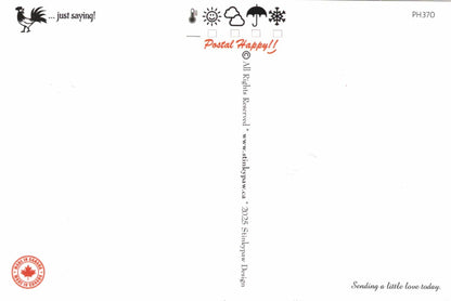 "Fluent in Fowl Language" Postcard