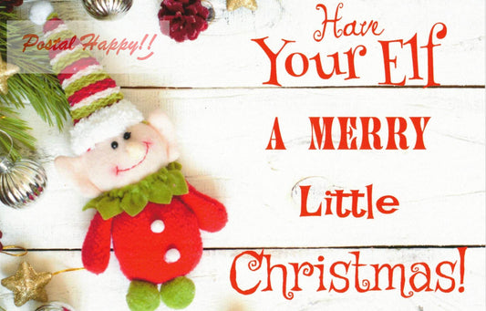 "Have Your Elf" Postcard