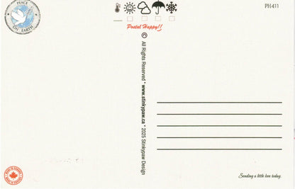 Let's Make Peace Postcard