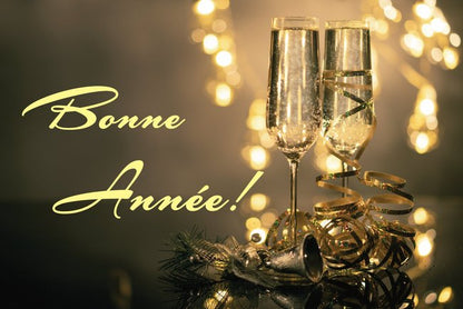 ''Bonne Année!'' Postcard