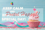"Keep Calm & Enjoy Your Special Day" 2.0 Postcard