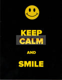 "Keep Calm and Smile" Postcard