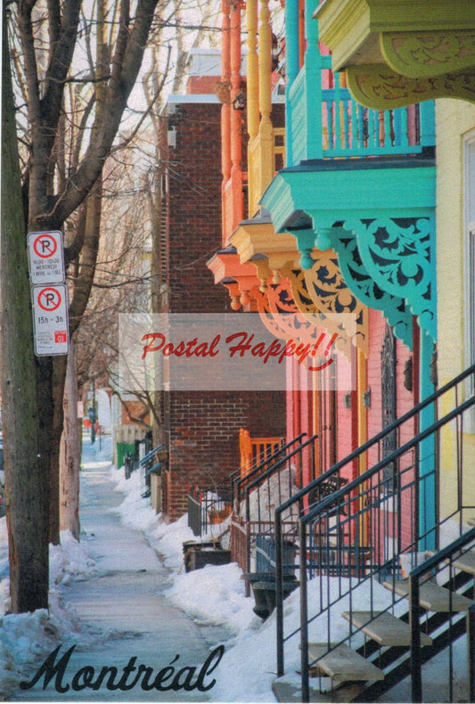 Montréal Street Postcard