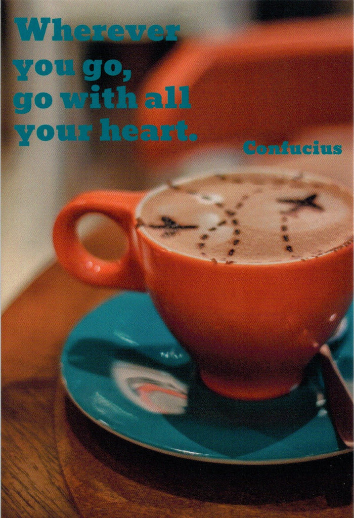 "Wherever you go" Postcard