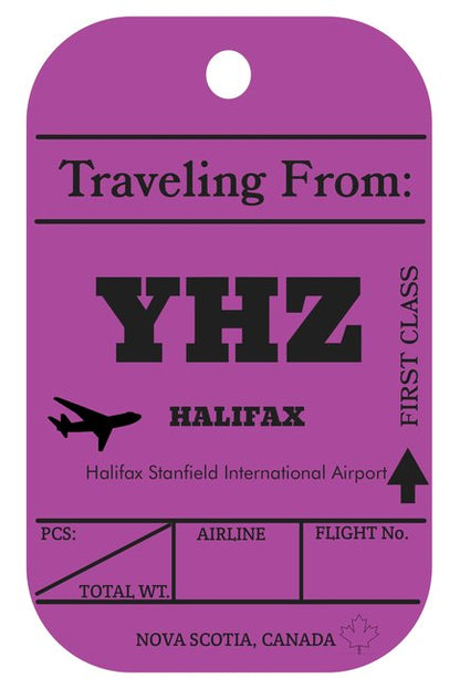 YHZ Tag Postcard