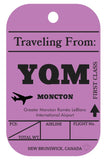 YQM Tag Postcard