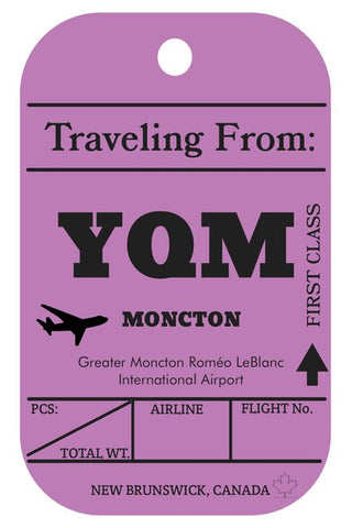 YQM Tag Postcard