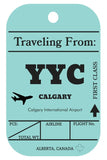 YYC Tag Postcard